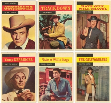 1959 Topps "TV Westerns" High Grade Complete Set (71)